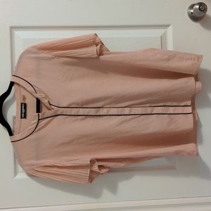 Karl  Lagerfeld pink blouse button up top